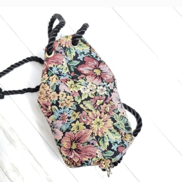 Vintage 90s Virginia Slims V Wear Tapestry Bag Y2K - Picture 3 of 4